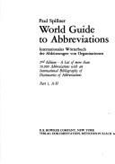 World guide to abbreviations.
