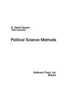 Political science methods