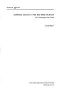 Support costs in the defense budget