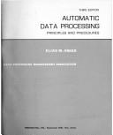 Automatic data processing: principles and procedures