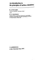 An introduction to the principles of surface chemistry