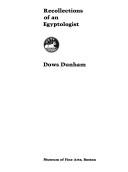 Recollections of an Egyptologist.