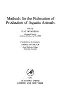 Methods for the estimation of production of aquatic animals