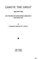 Canute the Great, 995 (circ)-1035