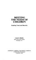 Meeting the needs of children