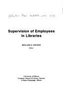 Supervision of employees in libraries