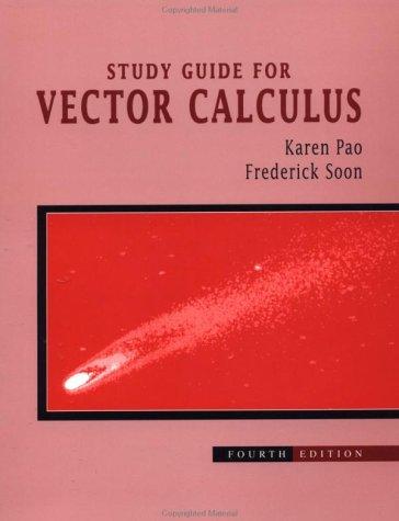 Study Guide for Marsden and Tromba's Vector Calculus