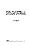 Basic programs for chemical engineers
