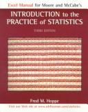 Excel Manual for Moore and McCabe's Introduction to the Practice of Statistics