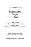 Pirandello's major plays