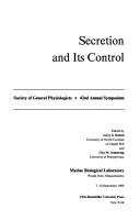 Secretion and its control