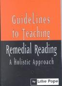 Guidelines to teaching remedial reading