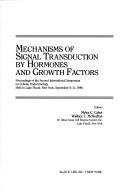 Mechanisms of signal transduction by hormones and growth factors
