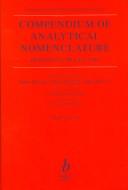 Compendium of analytical nomenclature
