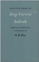 Selected poems of Jorge Carrera Andrade.