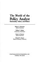 The World of the policy analyst