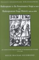 Shakespeare and the Renaissance stage to 1616