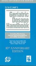 Geriatric Dosage Handbook