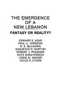 The Emergence of a new Lebanon
