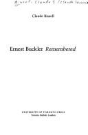 Ernest Buckler Remembered