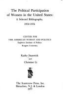 The Political Participation of Women in the United States