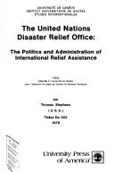 The United Nations Disaster Relief Office