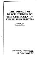 Impact of Black Studies