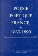 Poésie et poétique en France, 1830-1890