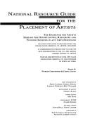 National Resource Guide for the Placement of Artists