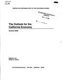 The outlook for the California economy