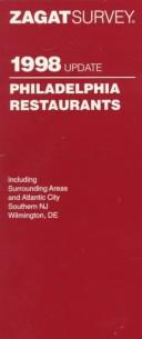 Zagat Survey 1998 Update Philadelphia Restaurants (Annual)