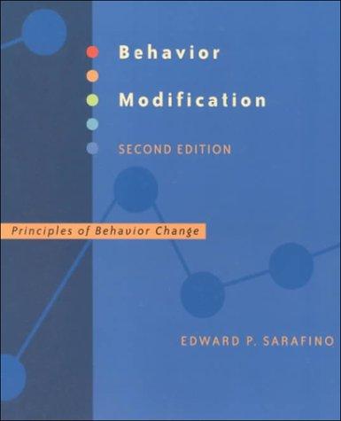 Behavior modification