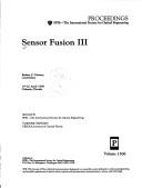 Sensor fusion III