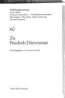 Zu Friedrich Dürrenmatt