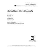 Optical/laser microlithography