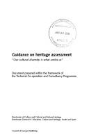 Guidance on Heritage Assessment (Cultural Heritage)