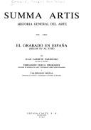 Summa artis, historia general del arte.