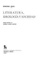 Literatura, Idiologia y Sociedad
