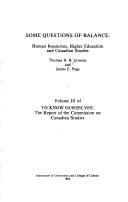 Some questions of balance