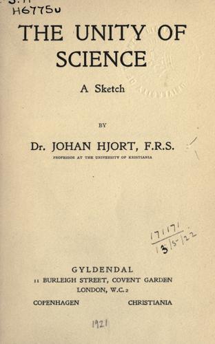 The unity of science