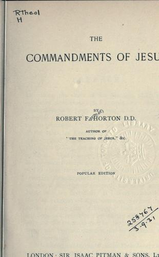 The commandments of Jesus.