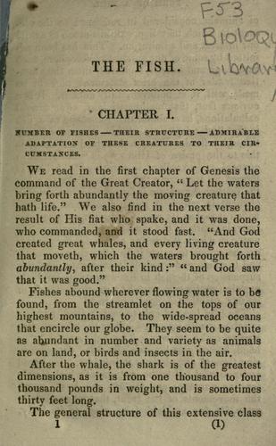 The fish; with the minuter animals of the ocean.