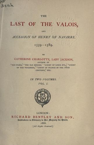 The last of the Valois