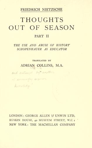 The complete works of Friedrich Nietzsche