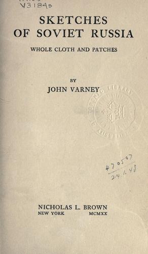 Sketches of Soviet Russia