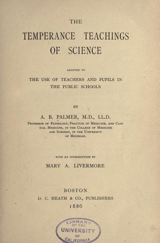 The temperance teachings of science