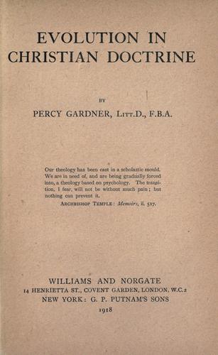 Evolution in Christian doctrine