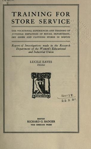 Training for store service