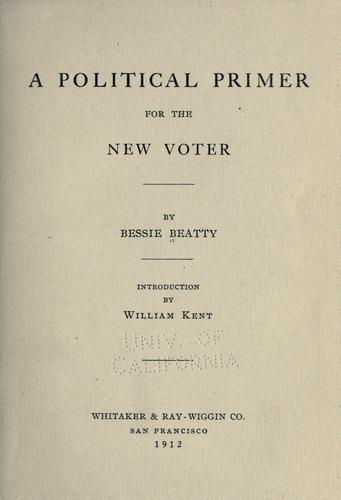 A political primer for the new voter.