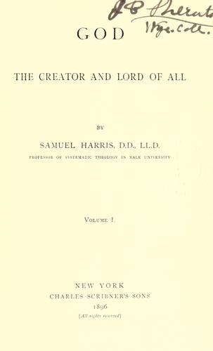 God the creator and Lord of all.